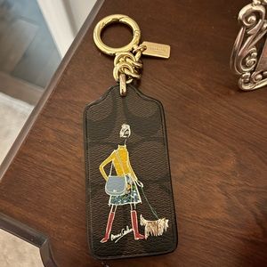 Coach leather keychain - Bonnie Cashin Collection